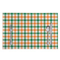 Irish Plaid St. Patrick's Day Print Placemat