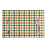 Irish Plaid St. Patrick's Day Print Placemat