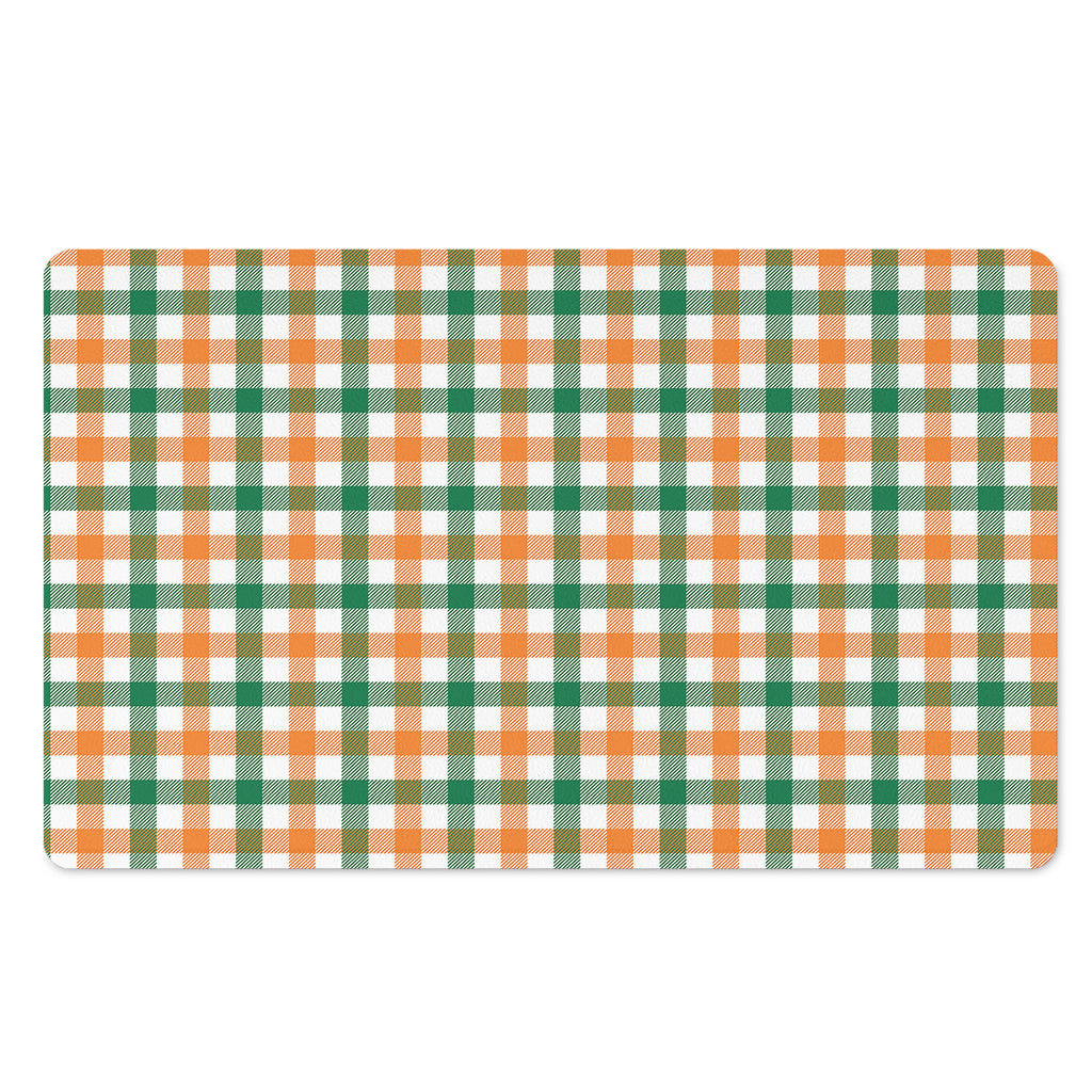 Irish Plaid St. Patrick's Day Print Polyester Doormat