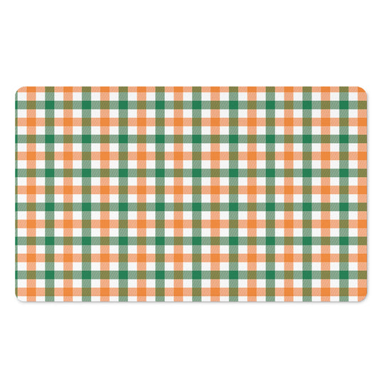 Irish Plaid St. Patrick's Day Print Polyester Doormat