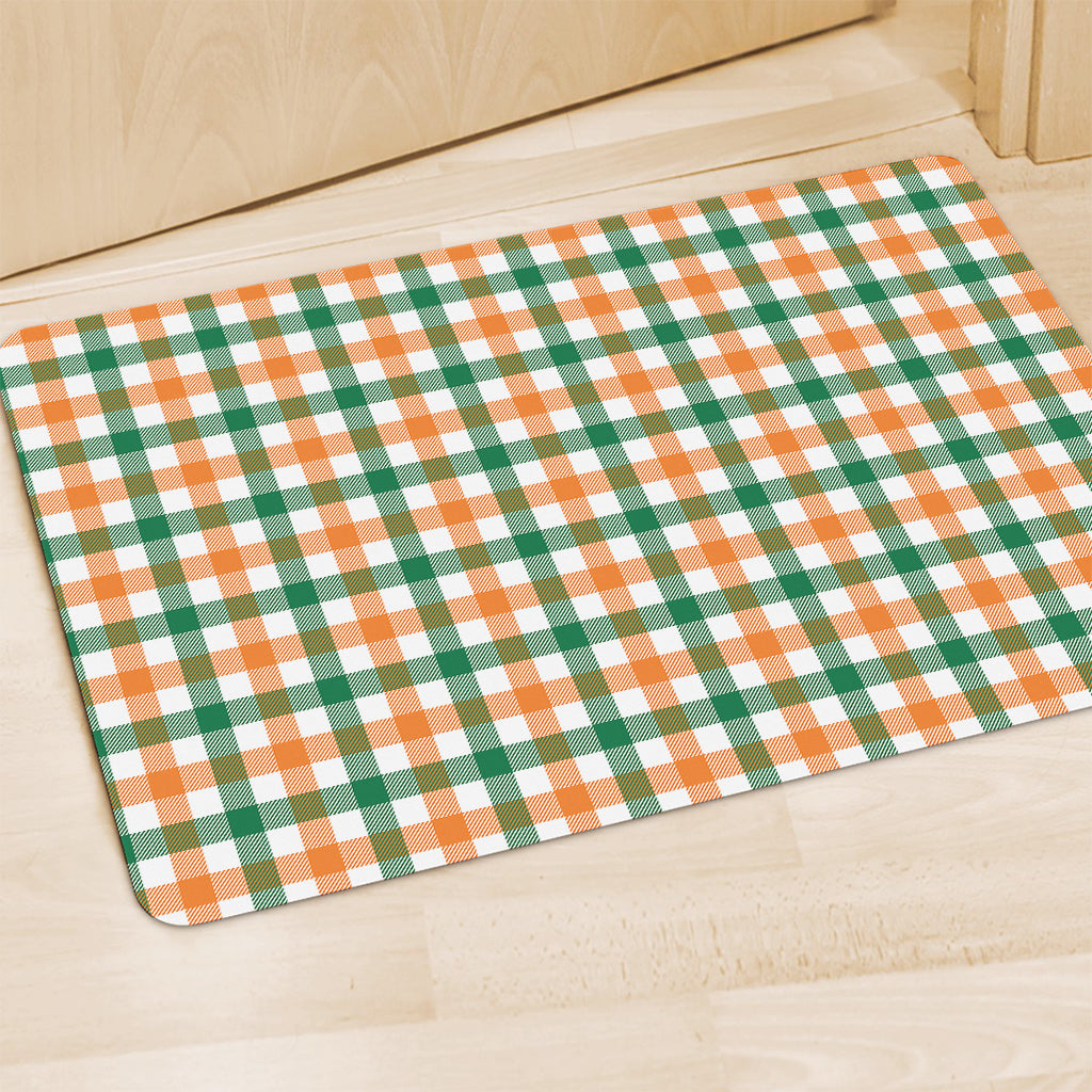 Irish Plaid St. Patrick's Day Print Polyester Doormat