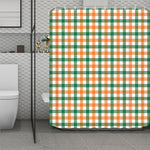 Irish Plaid St. Patrick's Day Print Polyester Shower Curtain