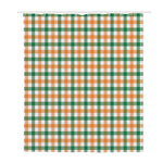 Irish Plaid St. Patrick's Day Print Polyester Shower Curtain