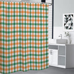 Irish Plaid St. Patrick's Day Print Premium Shower Curtain