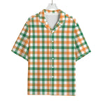 Irish Plaid St. Patrick's Day Print Rayon Hawaiian Shirt