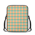 Irish Plaid St. Patrick's Day Print Rectangular Crossbody Bag