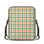 Irish Plaid St. Patrick's Day Print Rectangular Crossbody Bag