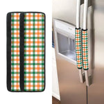 Irish Plaid St. Patrick's Day Print Refrigerator Handle Covers