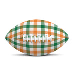 Irish Plaid St. Patrick's Day Print Rugby Ball