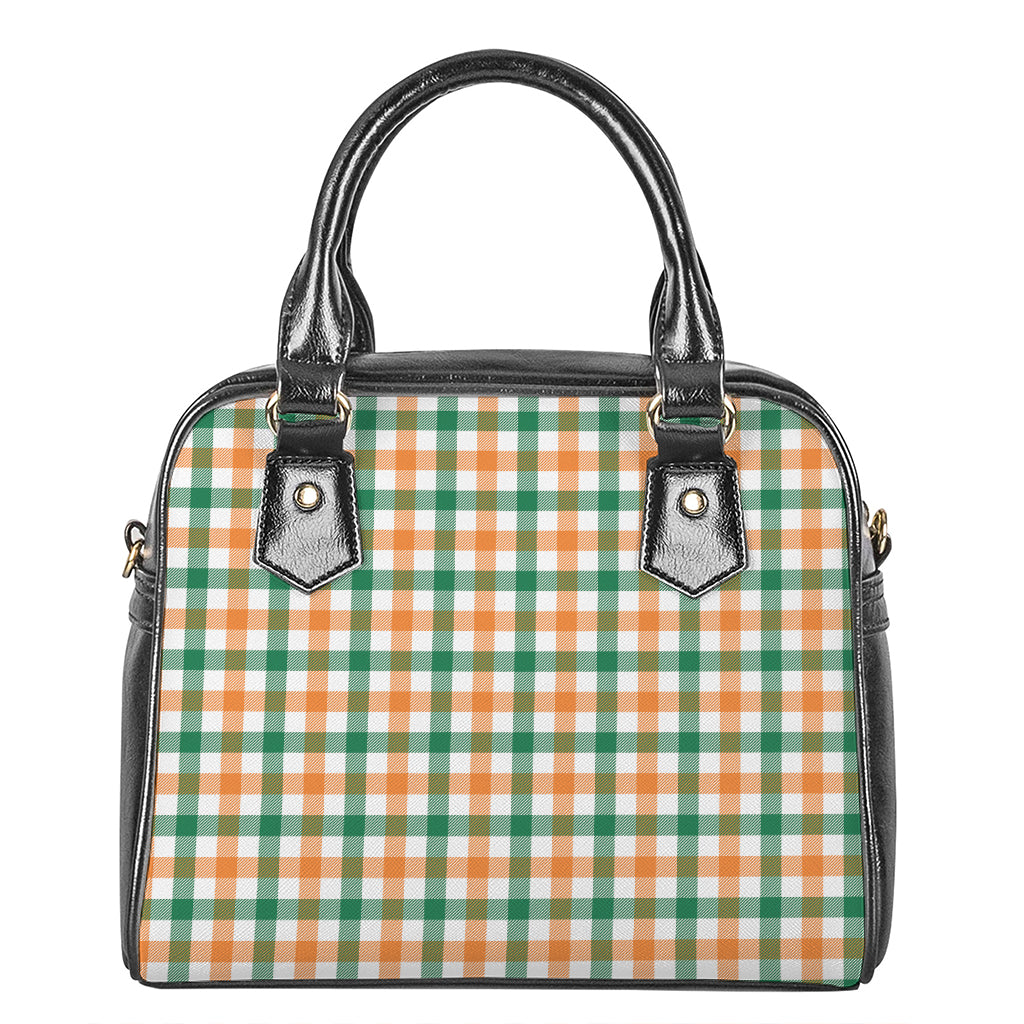 Irish Plaid St. Patrick's Day Print Shoulder Handbag