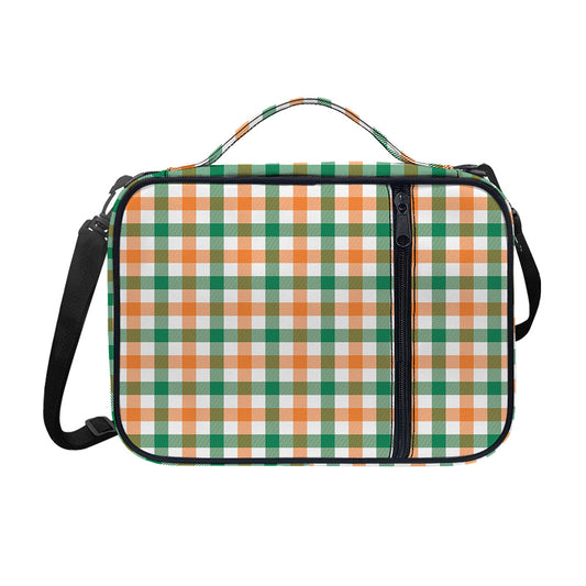 Irish Plaid St. Patrick's Day Print Shoulder Strap Bible Bag