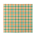 Irish Plaid St. Patrick's Day Print Silk Bandana