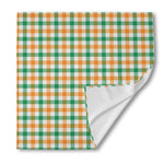 Irish Plaid St. Patrick's Day Print Silk Bandana