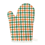 Irish Plaid St. Patrick's Day Print Single Oven Mitt