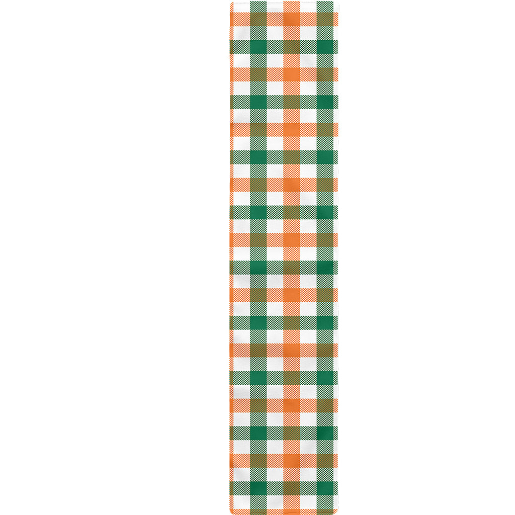 Irish Plaid St. Patrick's Day Print Table Runner