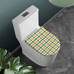 Irish Plaid St. Patrick's Day Print Toilet Lid Cover