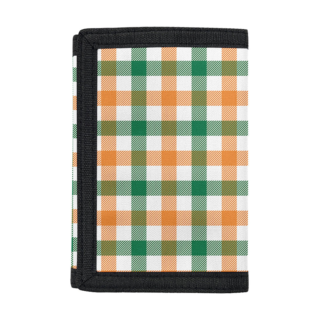 Irish Plaid St. Patrick's Day Print Trifold Wallet