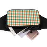 Irish Plaid St. Patrick's Day Print Waist Bag