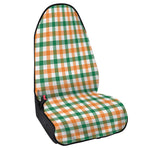 Irish Plaid St. Patrick's Day Print Waterproof Car Seat Cover