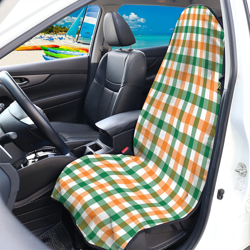 Irish Plaid St. Patrick's Day Print Waterproof Car Seat Cover