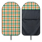 Irish Plaid St. Patrick's Day Print Waterproof Car Seat Cover