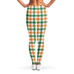 Irish Plaid St. Patrick's Day Print Women's Leggings