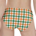 Irish Plaid St. Patrick's Day Print Women's Panties