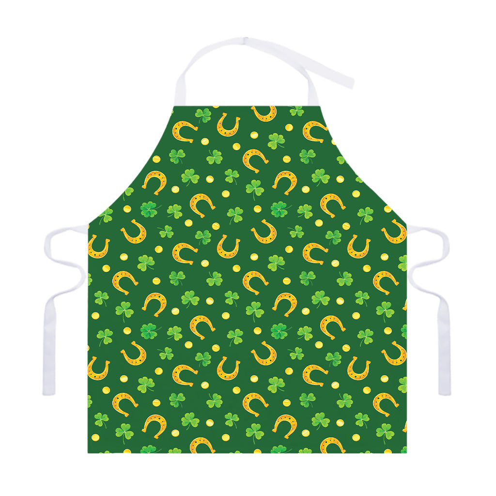 Irish Saint Patrick's Day Pattern Print Adjustable Apron