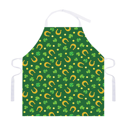 Irish Saint Patrick's Day Pattern Print Adjustable Apron