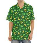 Irish Saint Patrick's Day Pattern Print Aloha Shirt