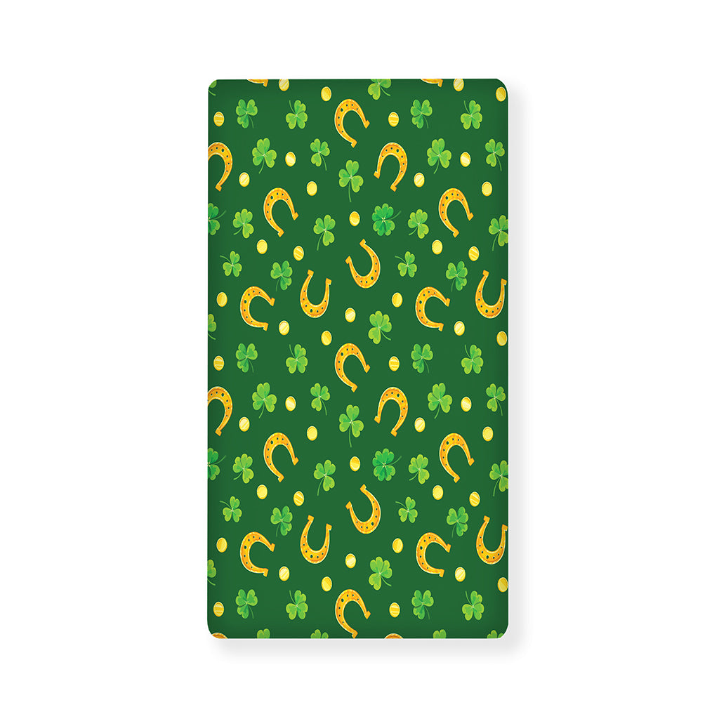 Irish Saint Patrick's Day Pattern Print Baby Crib Sheet