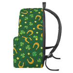 Irish Saint Patrick's Day Pattern Print Backpack