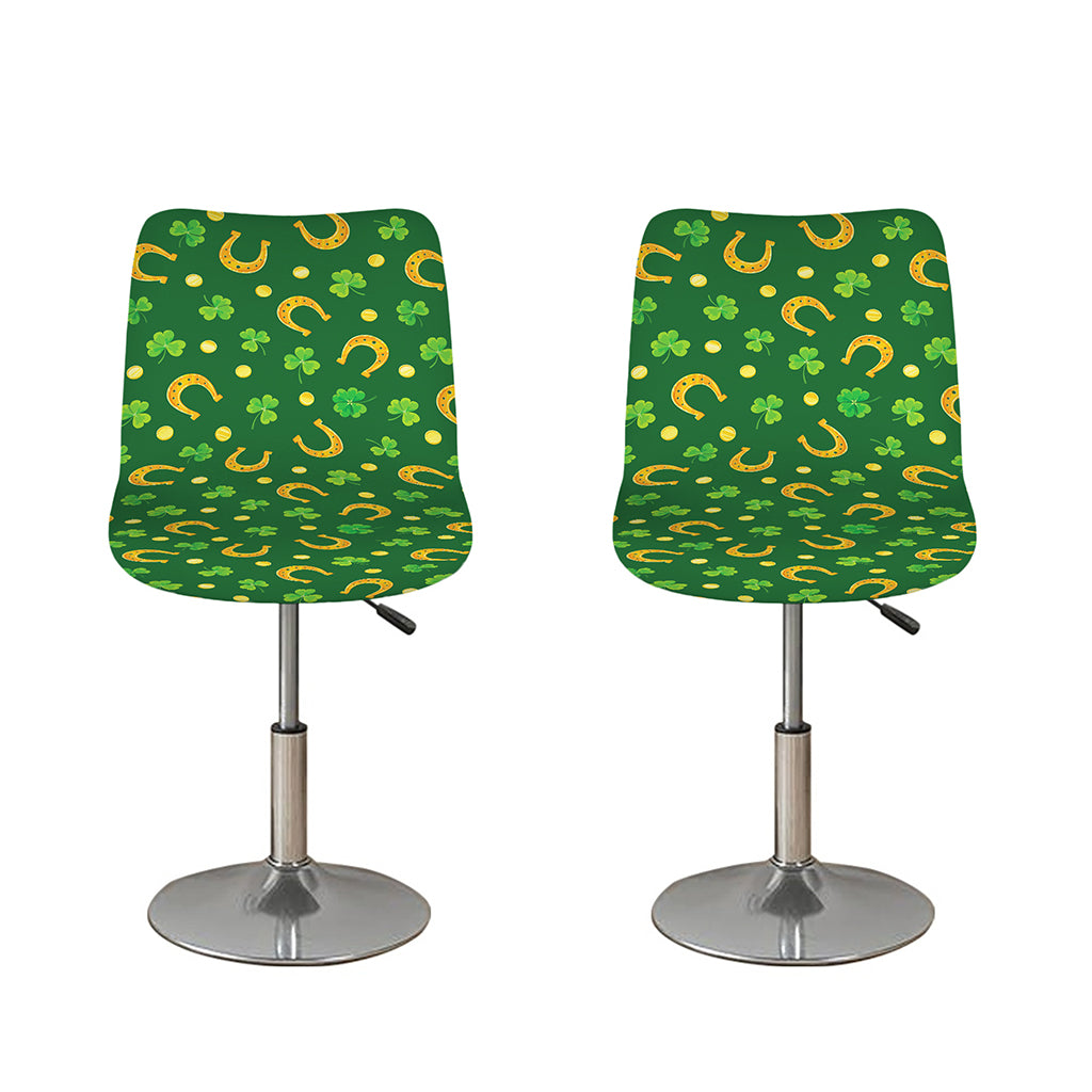 Irish Saint Patrick's Day Pattern Print Bar Stool Covers