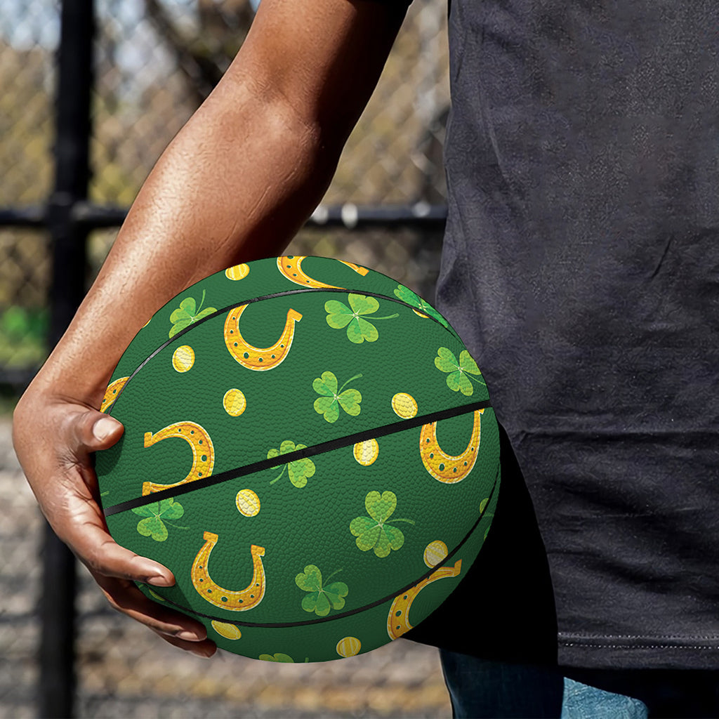 Irish Saint Patrick's Day Pattern Print Basketball