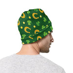 Irish Saint Patrick's Day Pattern Print Beanie