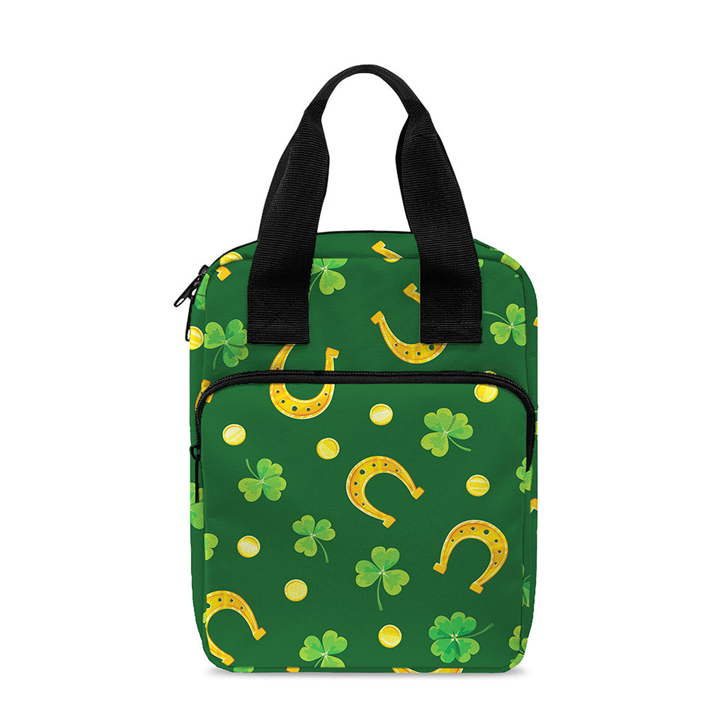 Irish Saint Patrick's Day Pattern Print Bible Tote Bag