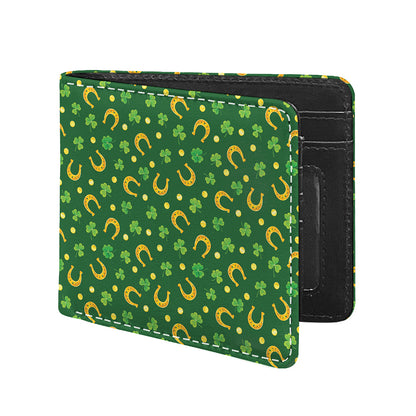 Irish Saint Patrick's Day Pattern Print Bifold Wallet
