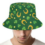 Irish Saint Patrick's Day Pattern Print Bucket Hat