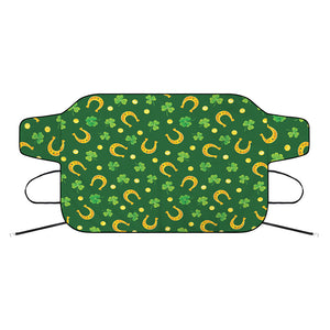 Irish Saint Patrick's Day Pattern Print Car Windshield Snow Cover