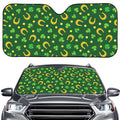 Irish Saint Patrick's Day Pattern Print Car Windshield Sun Shade
