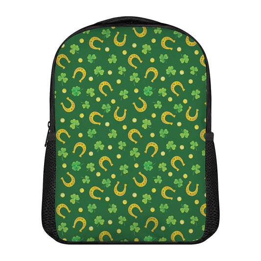 Irish Saint Patrick's Day Pattern Print Casual Backpack