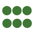 Irish Saint Patrick's Day Pattern Print Coaster Set