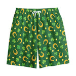 Irish Saint Patrick's Day Pattern Print Cotton Shorts