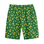 Irish Saint Patrick's Day Pattern Print Cotton Shorts