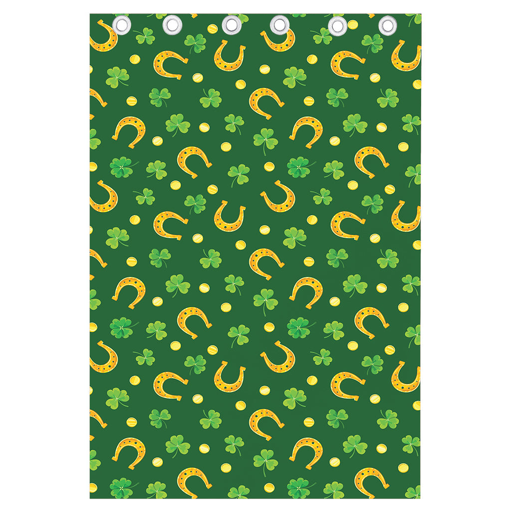 Irish Saint Patrick's Day Pattern Print Curtain