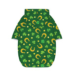 Irish Saint Patrick's Day Pattern Print Dog Zip Up Hoodie
