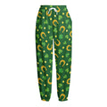 Irish Saint Patrick's Day Pattern Print Fleece Lined Knit Pants