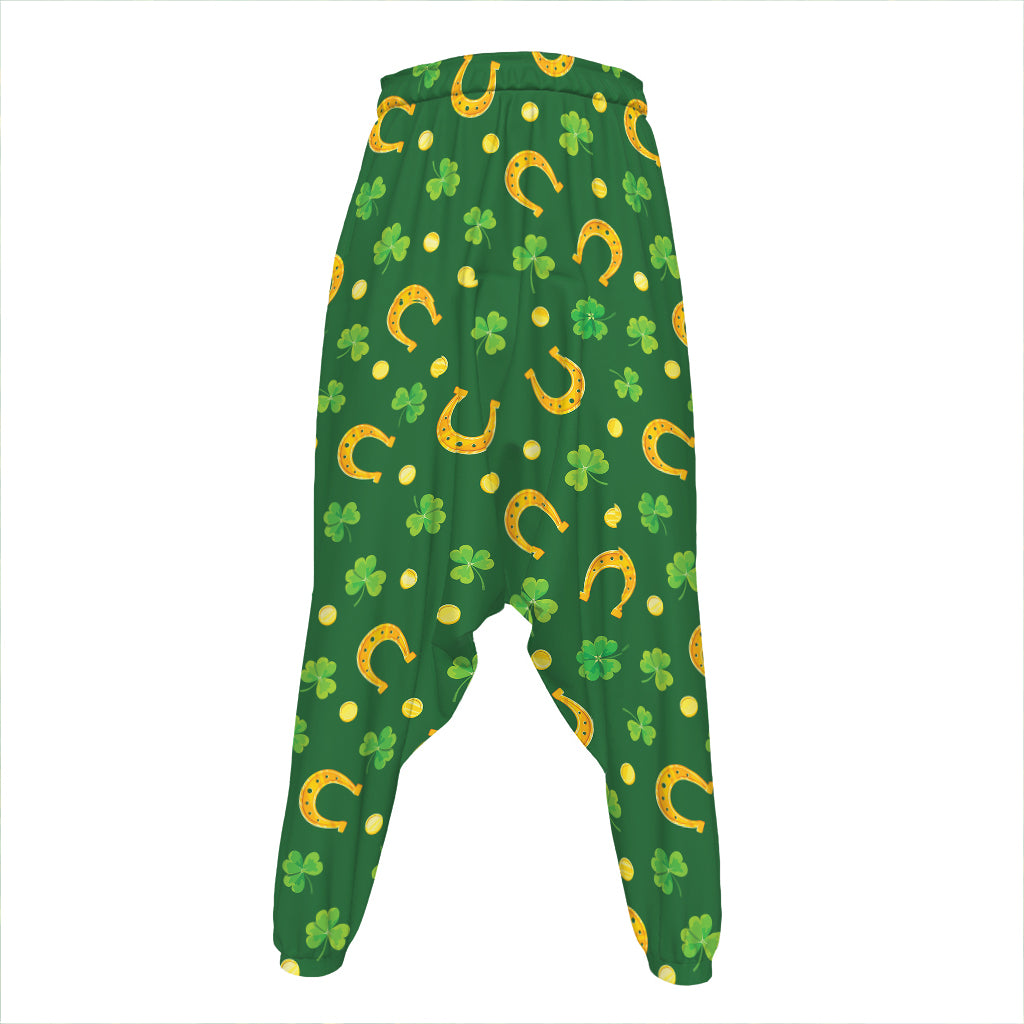 Irish Saint Patrick's Day Pattern Print Hammer Pants