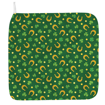 Irish Saint Patrick's Day Pattern Print Hand Towel