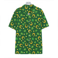 Irish Saint Patrick's Day Pattern Print Hawaiian Shirt